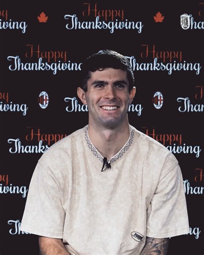 21K views · 2.4K reactions | From favorite dishes to holiday traditions, dive into the festive fun with Pulisic's #Thanksgiving tales ✨ #SempreMilan | AC Milan | Facebook