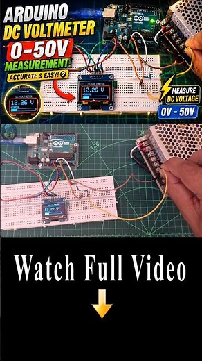 DC Voltmeter with Arduino #arduino #diyelectronics #arduinoproject #diy #science #engineering