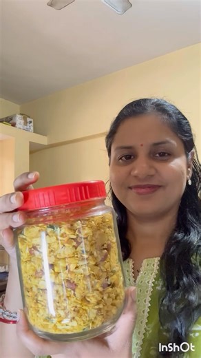 Holi par bahar ki namkeen ko bye bye | Poha chivda namkeen #shorts #youtubeshorts #viral