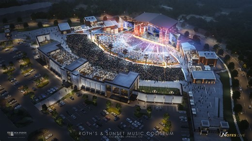 Grand opening of Colorado's new outdoor amphitheater has its headliner