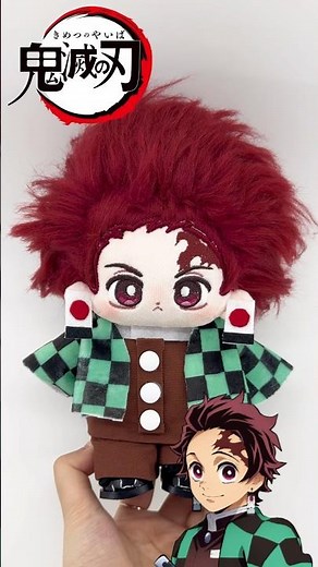 Make Demon Slayer 'Kamado Tanjiro' 20cm Plush Doll | 귀멸의 칼날 '카마도 탄지로' 솜인형 만들기 #demonslayer #tanjiro