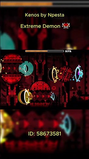 Geometry Dash Kenos by Npesta Extreme Demon Showcase #gd #geometrydash #gddemon