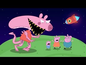 Peppa pig turns into a Xenomorph.! Peppa pig funny animation