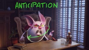 Animator: Gonzalo Dénis Source: https://vimeo.com/411346383 Music: bensound.com This dialogue shot has absolutely fantastic rhythm. Yes, the annotations in the video are mostly relating to mechanics, but I think this shot is a great example of how animation can be almost like dance or music. The animator has the poses hit on the accents/stresses in the dialogue and then animates within that pose before moving to the next beat. It makes the animation clear, punchy, and very appealing. Sometimes, 