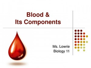 Blood &amp; Its Components - SlideServe