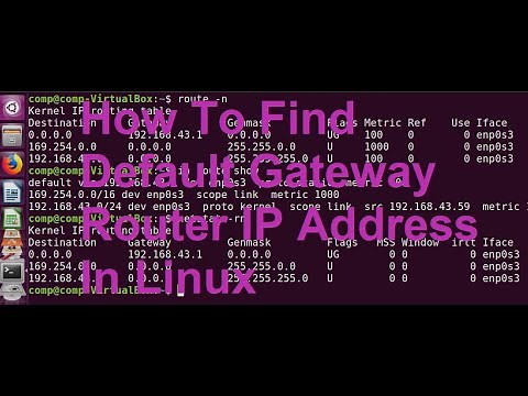 How To Find Default Gateway Router IP Address In Linux