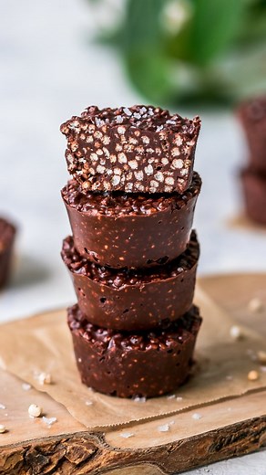 51K views · 20K reactions | Puffed Quinoa Chocolate Cups  3...