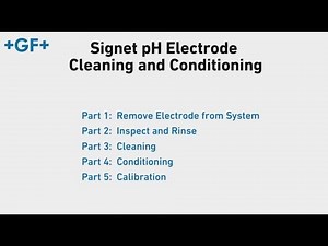 Signet pH Electrode Cleaning and Conditioning