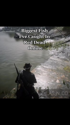 There's legendary fish in RDO! #zylasfletcher #rdo #rdro #rdonline #rdronline #rdr2online #rd2online #reddeadonline #reddead2online #reddead2