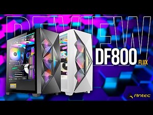 ¡Un gabinete con 5 ventiladores y EXCELENTE flujo de aire! - Antec DF800 Flux Review
