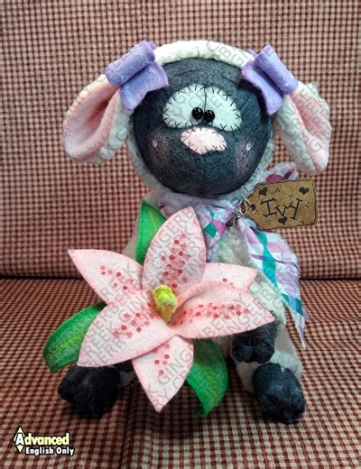 E-pattern - Mutton but Shear Delight Lamb Pattern #371 - Primitive Doll E-pattern - Sheep - Whimsical - Fiber Art - Advanced - English Only - Etsy