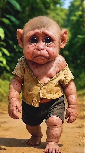 Poor Monkey Funny Moments #short #ytstudio #monkeystory