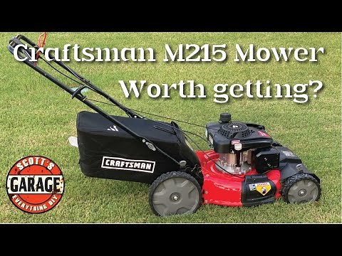 Unboxing, Assembling, & Review - Craftsman M215 21” High-Wheeled FWD Self-Propelled Gas Lawn Mower