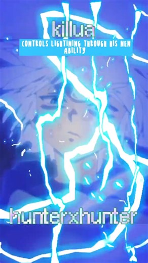 Anime charachters who control lightining/electricity..#anime