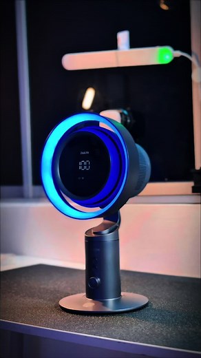 JisuLife Pro3 Turbo USB Desk Fan — 100-Speed, 10000mAh