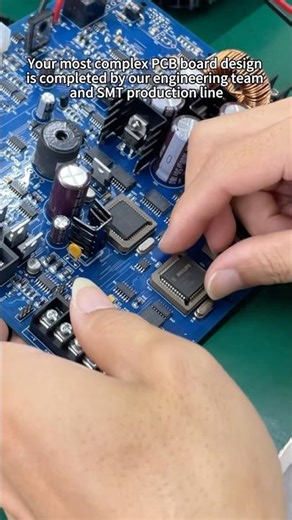 Your most complex PCB board design is completed by our engineering team and SMT production line#pcb