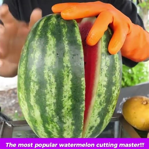 The Most Popular Fruit Cutting Master Crazy Speed Amazing Skill Action Chopping Knife Food Kitchen