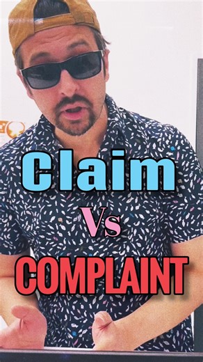 Claim vs. Complaint #英会話 #英語 #英語の勉強 #英語好きと繋がりたい #real_english #おもしろ動画 #英語レッスン #大人の英会話