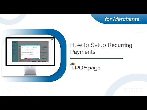 How to Setup Recurring Payments