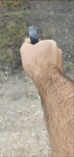 POV - Firing the first .32 Auto pistol - The FN model 1900