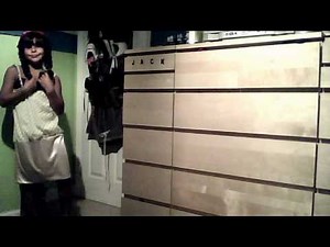 little boys cross dressed as girls modeling funny (they were totally doing this as a joke)