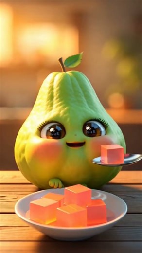 Guava Baby’s First Jelly Bite 🍈🥺 | Calm & Cute Animation Short
