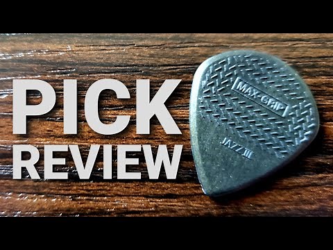 Dunlop Carbon Fiber Jazz III Guitar Pick Review & Demo