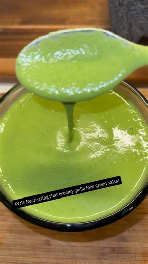 EL POLLO LOCO style creamy green salsa🙌🏻 Ingredients looks and taste the same and NO AVOCADO needed, so it will not turn brown!! #greensalsa #salsaverde #elpolloloco #foodie #mexicanfood #comidamexicana #salsa #spicy #mexico #lowcarb #keto | Suki's Cocina