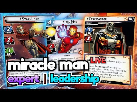 Miracle Man - Star-Lord Leadership vs. Taskmaster - Marvel Champions