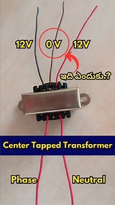 27K views · 1.3K reactions | Center Tapped Transformer | Mahesh ElecTricks | Facebook
