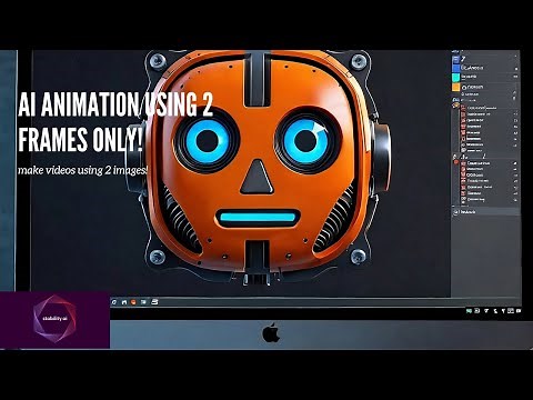 Ai animation from two frames using toon crafter