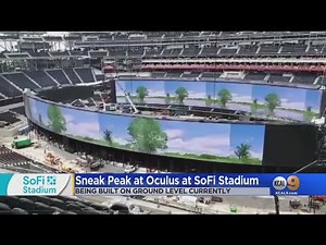SoFi Stadium In Inglewood Tests Oculus Video Board