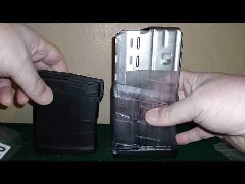 Lancer AR 10 LR 308 mag table top.