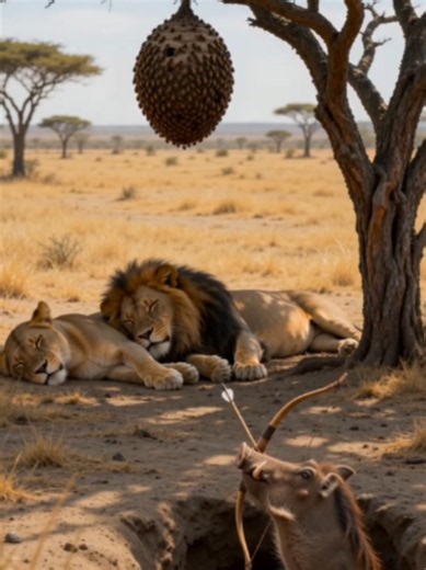 Warthog vs Lions: Funny Wild Animal Surprise