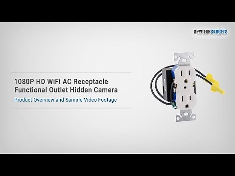 SpygearGadgets 1080P HD WiFi AC Receptacle Functional Outlet Hidden Camera Product Review Overview