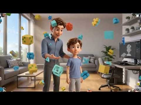 He Taught His Little Brother Coding in the Most Magical Way | Emotional Pixar Style Animation 💻✨