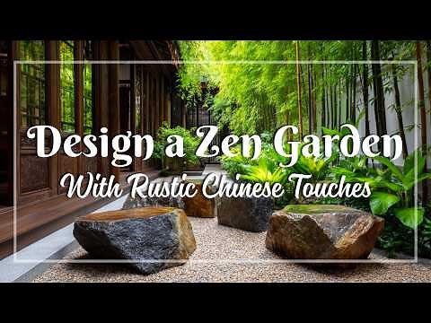 Rustic Chinese Garden Inspiration: Small Courtyard Designs with Tranquility & Tradition