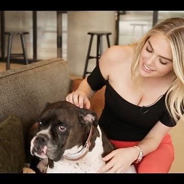 A Quick Game with Kate Upton...and Her Dog