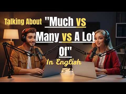 Learn How to Talk About Much, Many, or A Lot Of? | Natural English Grammar Guide | English Podcast
