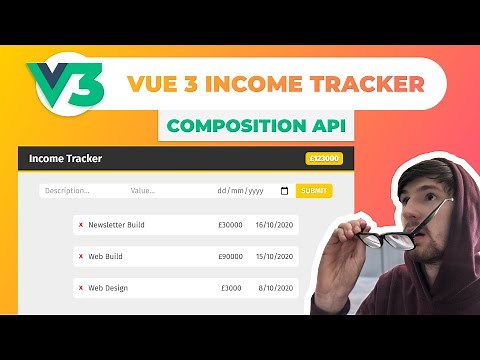 Build an Income Tracker in Vue JS ~ Composition API