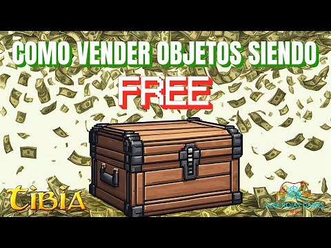 How to Sell Free Items in Tibia | All About the Market | Answering Questions PT2