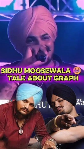 Sidhu Moose wala talk about graph 🥹 #shorts