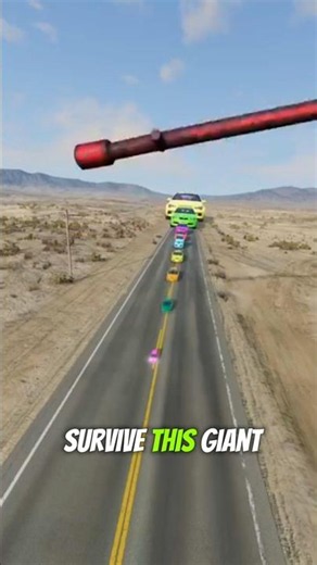 Small to Giant Cars vs Giant Hammer! 😱 Ultimate Crash Test - BeamNG.drive🔝🔝