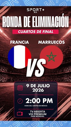 🚨Where to watch France vs. Morocco Thursday, July 9