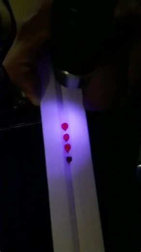 ruby cut 4pcs UV Test : STRONG RED