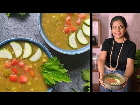 ZUCCHINI SHORBA Raw Vegan Soup Recipe