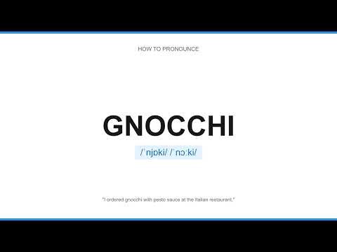 how to pronounce gnocchi ?