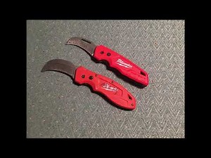 Milwaukee® FASTBACK™ Hawk Bill Folding Knife Review