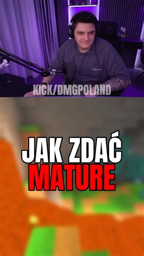 Jak zdać maturę? | DMGPOLAND #twitchpolska #kick #matura #streamer #twitch