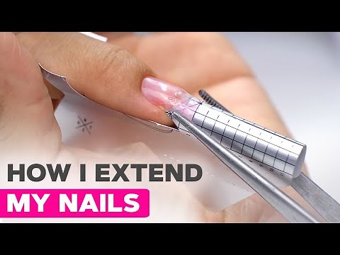 How I Extend My Nails | Nude Nail Extensions at Home